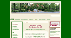 Desktop Screenshot of beaumontestates.org
